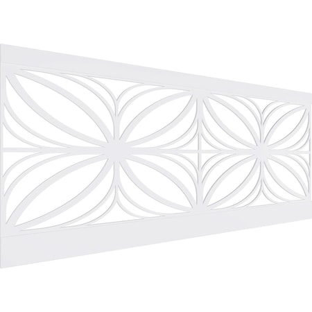 Ekena Millwork 40"H x 94 1/2"W Otis PVC Wainscot Paneling Kit WPK40X94OTS